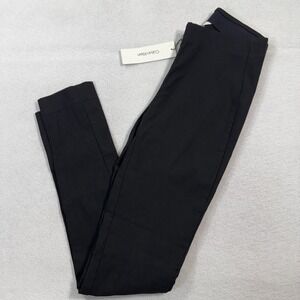 Calvin Klein Pants Women XS Black Skinny‎ Stretch Mid Rise Pull-On Casual Sleek